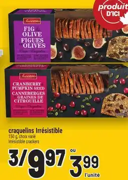 Metro CRAQUELINS IRRÉSISTIBLE | IRRÉSISTIBLE CRACKERS offer