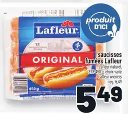Metro SAUCISSES FUMÉES LAFLEUR | LAFLEUR WIENERS offer