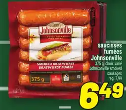 Metro SAUCISSES FUMÉES JOHNSONVILLE | JOHNSONVILLE SMOKED SAUSAGES offer