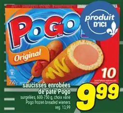 Metro SAUCISSES ENROBÉES DE PÂTE POGO | POGO FROZEN BREADED WIENERS offer