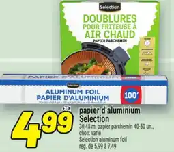 Metro PAPIER D'ALUMINIUM SELECTION | SELECTION ALUMINUM FOIL offer