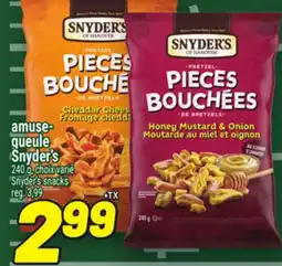 Metro AMUSE-GUEULE SNYDER'S | SNYDER'S SNACKS offer