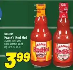 Metro SAUCE FRANK'S RED HOT | FRANK'S REDHOT SAUCE offer