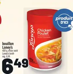 Metro BOUILLON LONEY'S | LONEY'S BROTH offer