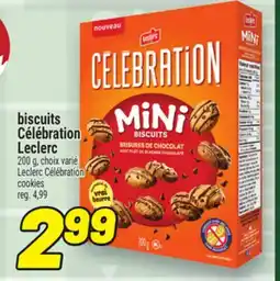 Metro BISCUITS CÉLÉBRATION LECLERC | LECLERC CÉLÉBRATION COOKIES offer