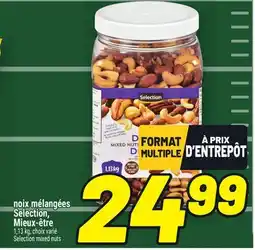 Metro NOIX MÉLANGÉES SELECTION, MIEUX-ÊTRE | SELECTION, LIFE SMART MIXED NUTS offer