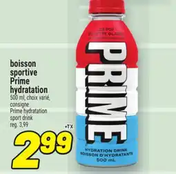 Metro BOISSON SPORTIVE PRIME HYDRATATION | PRIME HYDRATATION SPORT DRINK offer