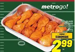 Metro PILONS DE POULET ASSAISONNÉS | SEASONED CHICKEN DRUMSTICKS offer