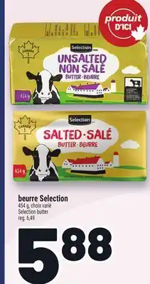 Metro BEURRE SELECTION | SELECTION BUTTER offer