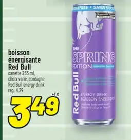 Metro BOISSON ÉNERGISANTE RED BULL | RED BULL ENERGY DRINK offer