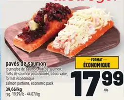 Metro PAVÉS DE SAUMON | SALMON PORTIONS offer