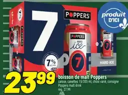 Metro BOISSON DE MALT POPPERS | POPPERS MALT DRINK offer