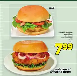 Metro SANDWICH AU POULET CROUSTILLANT | CRISPY CHICKEN SANDWICH offer