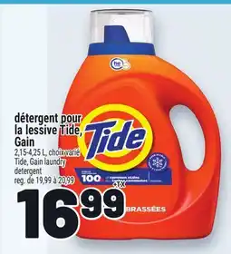 Metro DÉTERGENT POUR LA LESSIVE TIDE, GAIN | TIDE, GAIN LAUNDRY DETERGENT offer