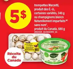 Maxi TREMPETTES MARZETTI, 340 G OU CHAMPIGNONS BLANCS NATURELLEMENT IMPARFAITS SANS NOM , 680 g offer