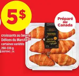 Maxi CROISSANTS AU BEURRE DÉLICES DU MARCHÉ offer