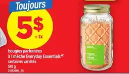 Maxi BOUGIES PARFUMÉES À 1 MÈCHE EVERYDAY ESSENTIALS offer