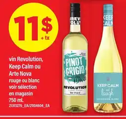 Maxi VIN REVOLUTION, KEEP CALM OU ARTE NOVA ROUGE OU BLANC offer