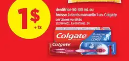 Maxi DENTIFRICE 50-100 ML OU BROSSE À DENTS MANUELLE 1 UN. COLGATE offer