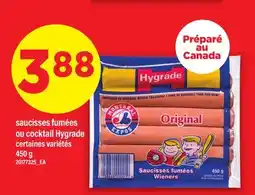Maxi SAUCISSES FUMÉES OU COCKTAIL HYGRADE OU COCKTAIL HYGRADE offer