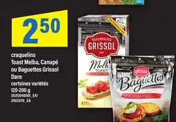 Maxi CRAQUELINS TOAST MELBA, CANAPÉ OU BAGUETTES GRISSOL DARE offer