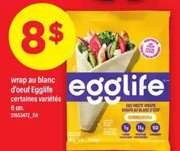 Maxi WRAP AU BLANC D'OEUF EGGLIFE, 6 un offer