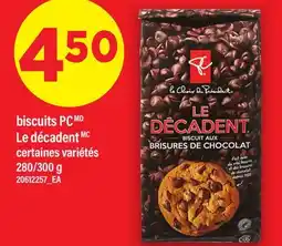 Maxi BISCUITS PC LE DÉCADENT, 280/300 g offer