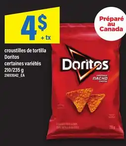 Maxi CROUSTILLES DE TORTILLA DORITOS, 210/235 G offer