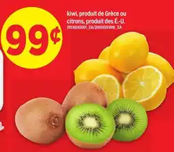 Maxi KIWI, PRODUIT DE GRÈCE OU CITRONS offer