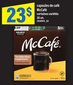 Maxi CAPSULES DE CAFÉ MCCAFÉ,30 UN offer