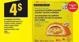 Maxi ESCALOPETTES DE POITRINE DE POULET FARCIES SANS NOM | STUFFED BREADED CHICKEN BREAST CUTLETTES offer