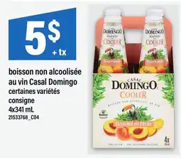 Maxi BOISSON NON ALCOOLISÉE AU VIN CASAL DOMINGO offer