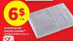 Maxi SERVIETTES DE BAIN EVERYDAY ESSENTIALS offer