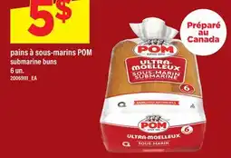 Maxi PAINS À SOUS-MARINS POM SUBMARINE BUNS, 6 UN offer