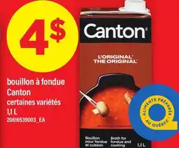 Maxi BOUILLON À FONDUE CANTON offer