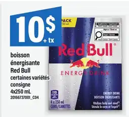Maxi BOISSON ÉNERGISANTE RED BULL offer