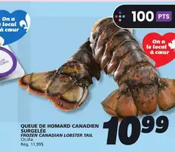 IGA FROZEN CANADIAN LOBSTER TAIL offer