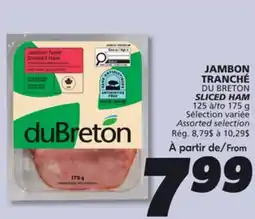 IGA DU BRETON SLICED HAM offer