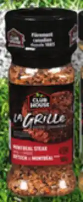 IGA CLUB HOUSE LA GRILLE SEASONINGS offer