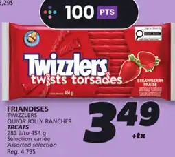 IGA TWIZZLERS JOLLY RANCHER TREATS offer