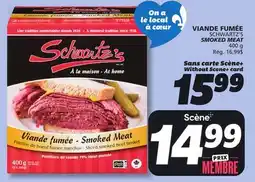 IGA SCHWARTZ'S SMOKED MEAT offer