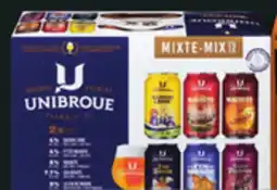 IGA UNIBROUE MIXTE BEER offer