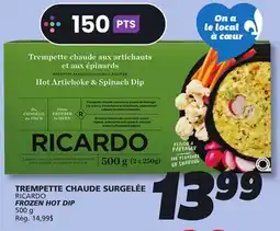 IGA RICARDO FROZEN HOT DIP offer