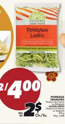 IGA SLICED LEEKS offer