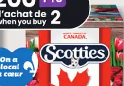 IGA SCOTTIES PAPER TOWELS, FACIAL TISSUES OR BATRHOOM TISSUE offer