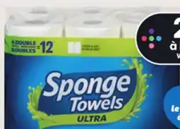 IGA SPONGE TOWELS PAPER TOWELS, FACIAL TISSUES OR BATRHOOM TISSUE offer