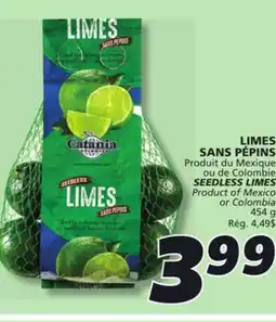 IGA SEEDLESS LIMES offer