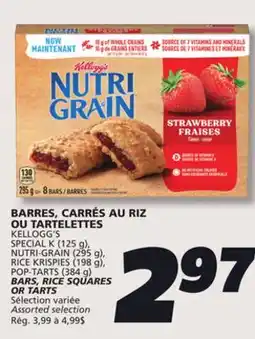 IGA KELLOGG'S NUTRI-GRAIN BARS offer