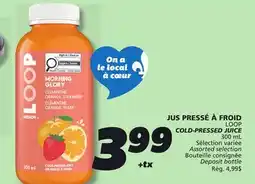 IGA LOOP COLD-PRESSED JUICE offer