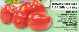 IGA ROMA ITALIAN TOMATOES offer